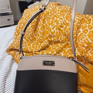 Kate Spade Black and Tan Crossbody Bag